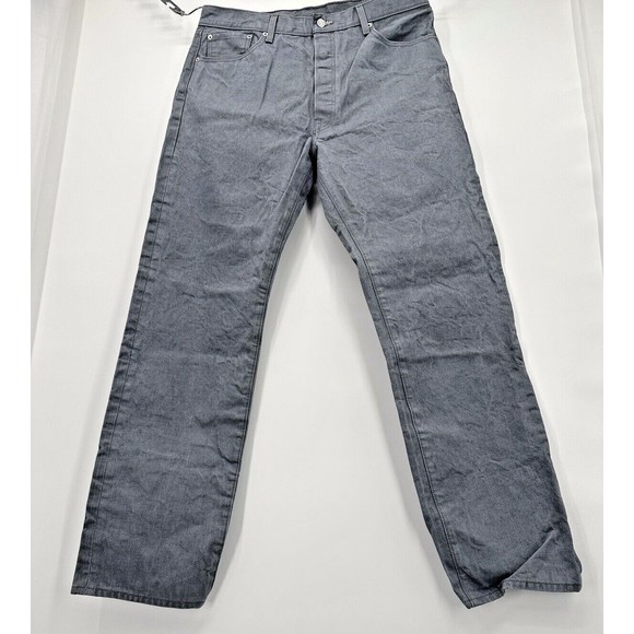 Levi Strauss 501 Size 38x33 Gray Pristine conditio gray clean see notes - Picture 1 of 10